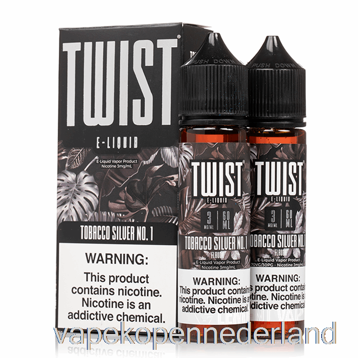 Vape Nederland Tabak Zilver Nr. 1 - Twist E-vloeistof - 120 Ml 6 Mg